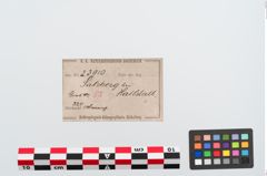 Etiketten zu Bronzeperlarmreif (NHMW-PRAE-023910)